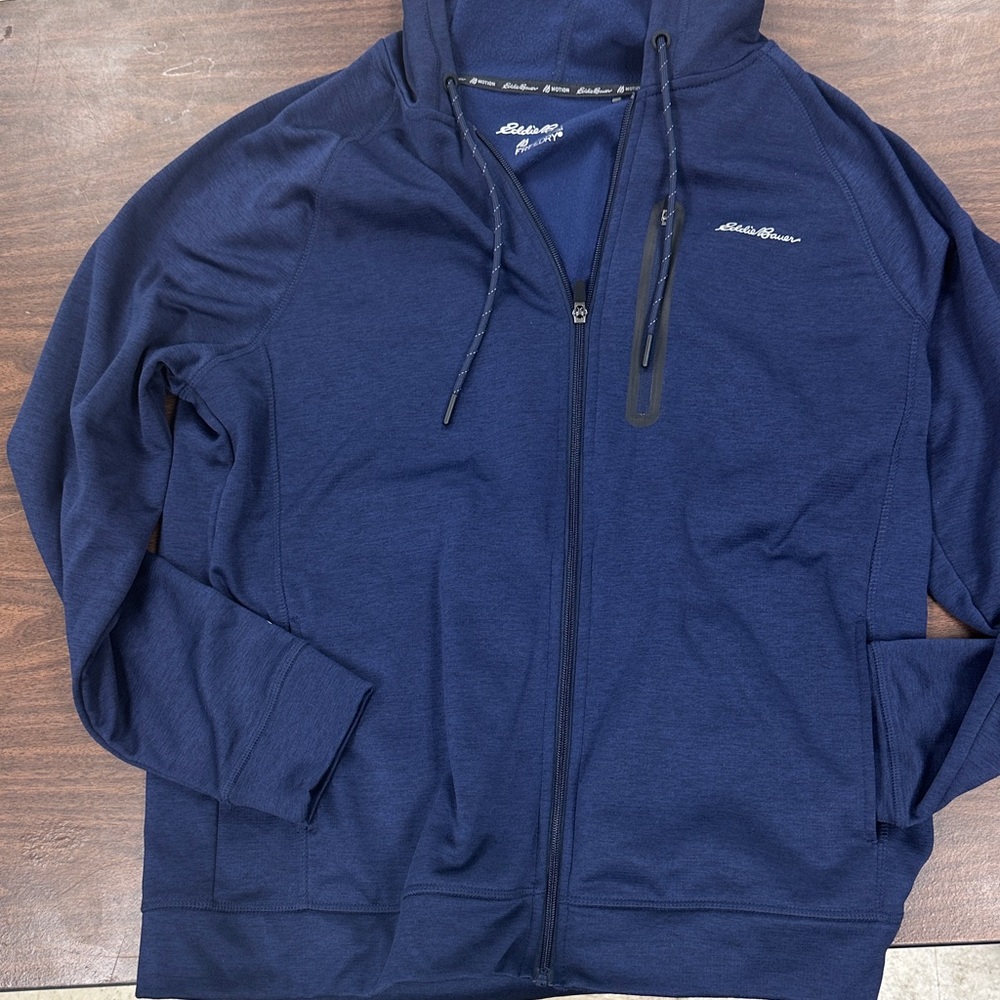 Eddie Bauer Deep Blue Full-Zip Hoodie
